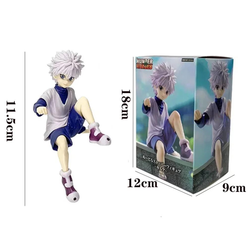 11.5-14cm Hunter×Hunter Anime Figure Kurapika Action Figure Chrollo Illumi Hisoka Figurine Collection Noodle Stopper Model Toys