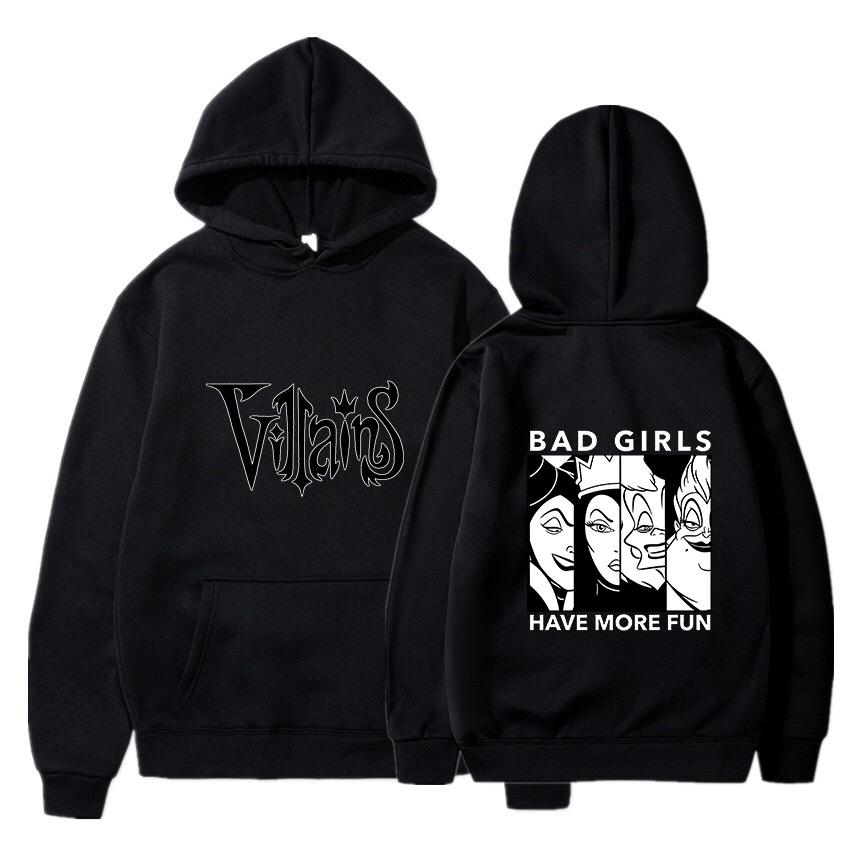 Villains Hoodie Sweatshirts Men Women Fashion Casual  Autumn Winter Fleece Streetwear Tops