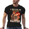 I Refuse To Tolerate Gluten Funny Cat Meme TShirt Moisture Wicking Quick Dry Tee