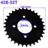 Motorcycle 25T/31T/32T/37T/41T/48T Rear Sprocket 428 Chain Disc 48MM For ATV Go Kart UTV Buggy Golf Cart Quad Bike Accessories