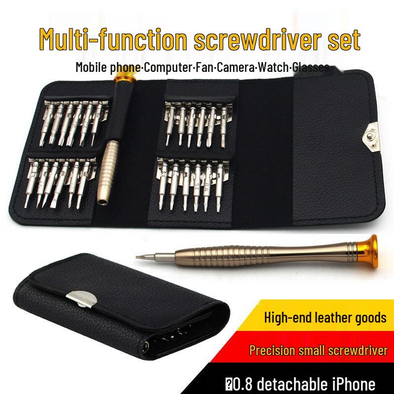 115-in-1 Multifunktions-Schraubendreher-Set mit Ledertasche für die Handy-Reparatur