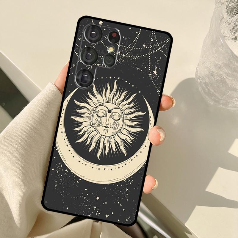 Magic Moon Tarot Case For Samsung Galaxy S24 Ultra S21 S22 S23 S25 Ultra S9 S10 Plus S20 FE S25 FE Back Cover