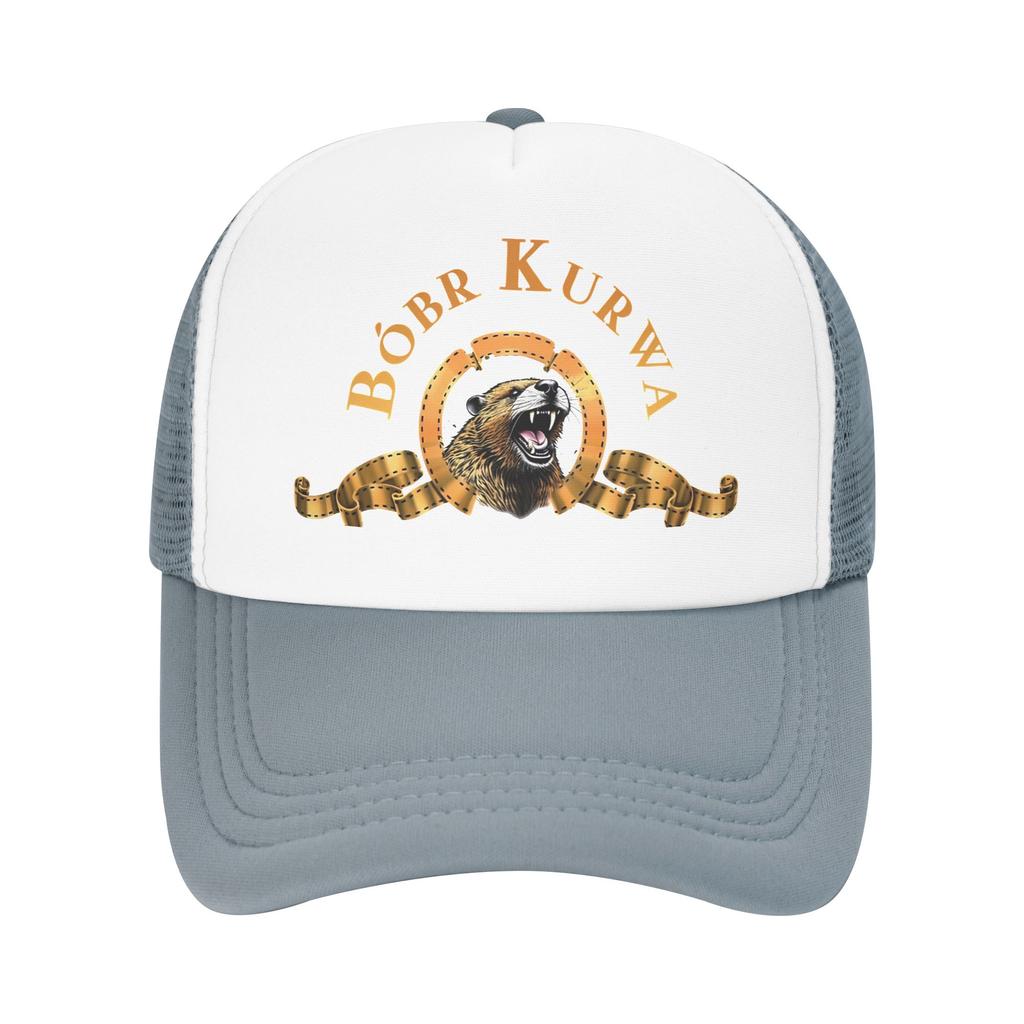 Mesh Sun Hats Bober Kurwa Bobr Kurwa Summer Trucker Hat For Men Adult Street Style Adjustable Running Hippie Baseball Cap