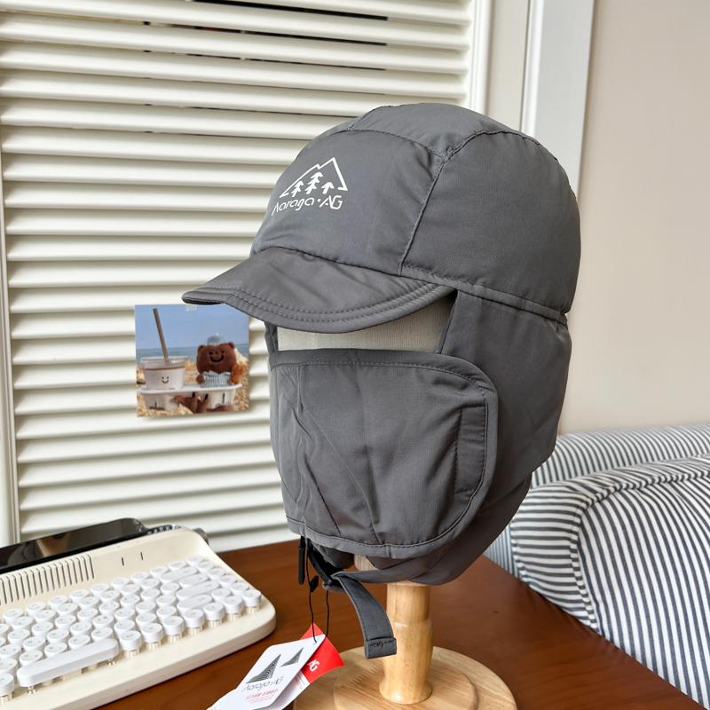 Flying Hats for Men and Women, New Down Padded Cycling Windproof Masks In Winter, Thickened Thermal Ear Caps