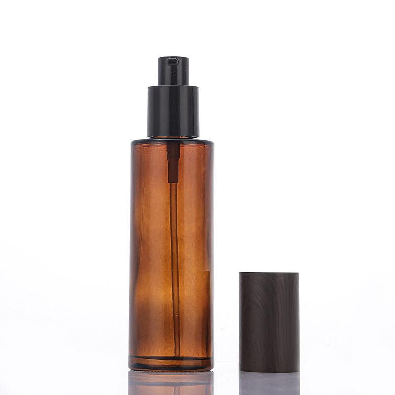 Brown Glass Spray Bottle for Foundation, Makeup, Lotion, Light-Blocking Skincare, Portable Sample, and Serum