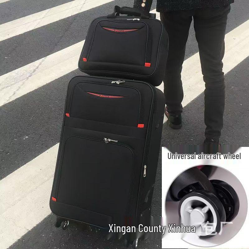 

Универсальный чемодан на колесиках: Чемодан из ткани Оксфорд с кодовым замком для мужчин, женщин и студентов - Доступен в размерах 20 , 24 , 26 , 28 . 28 inch