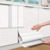 Plain Gloss Paste Wall Stickers White Color Self-adhesive Self-adhesive Wallpaper Wood Pattern