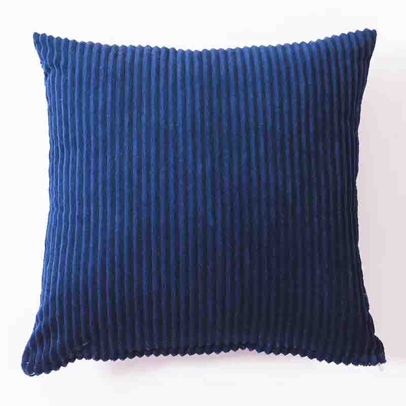 Drawn Pillow Case Car Sofa Cushion Flannel Pillow Bed Head Back Square Pillow Cushion Cover Solid Color