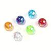 100pcs Mixed AB Color Acrylic Beads Iridescent Shifting Colors Round Beads for Jewelry Making, DIY Crafts Beads for Jewelry Making, Creative Crafting