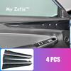 For Geely Cityray 2024 2025 boyue Car Gear Shift Panel Cup Holder Frame ABS Carbon Fiber Sticker Decal Trim Cover Accessories