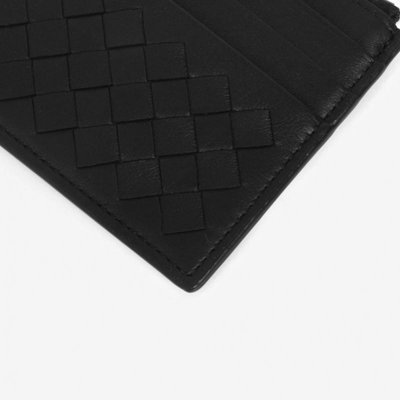 Bottega Veneta Intrecciato Zip Card Holder 367004 V3un1 1275