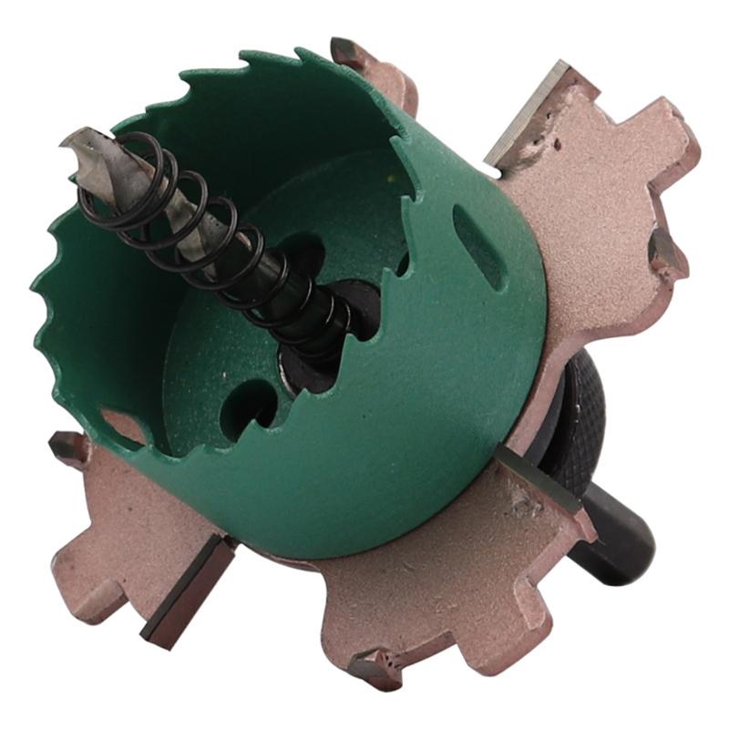 Hole Saw Cutter H.S.S Drill Bit Woodworking Hole Cutter with High Precision Cutting Teeth for Downlight Gypsum Board