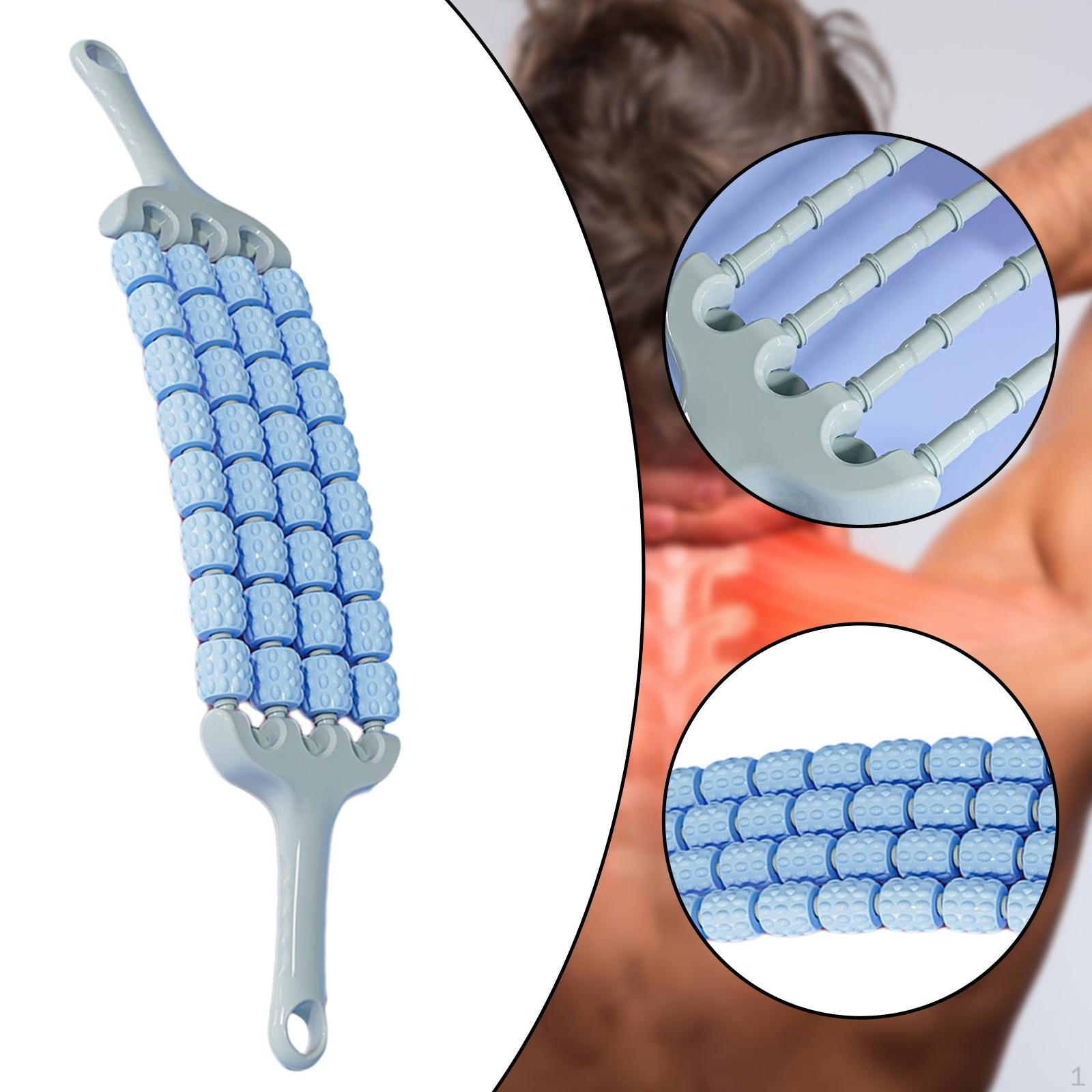 

Body Muscle Roller Stick for Arms, Thighs, And Gym Use - Handheld Massager синий