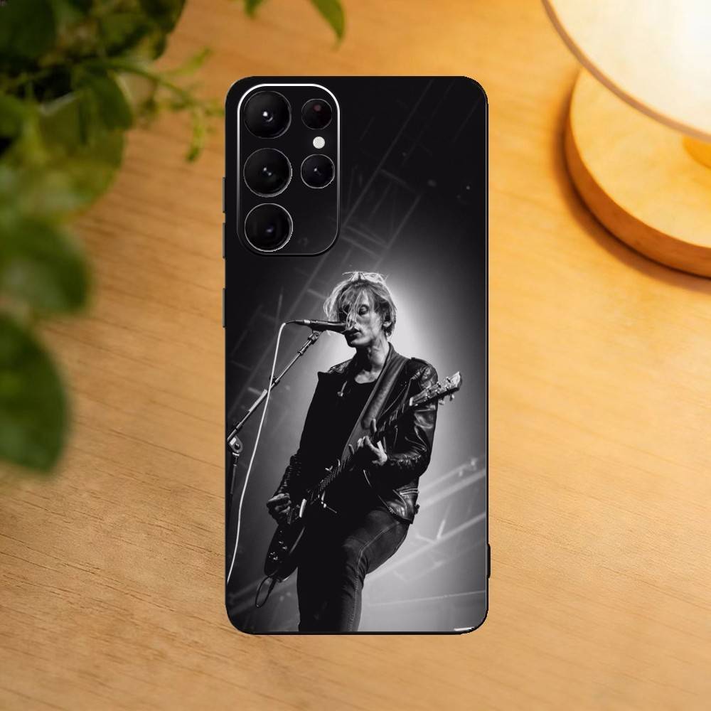 Look Jamie C-Campbell Bower phone Case For Samsung S25,24,21,22,23,30,Ultra,20,Plus,Fe,Lite,Note Soft Black Cover