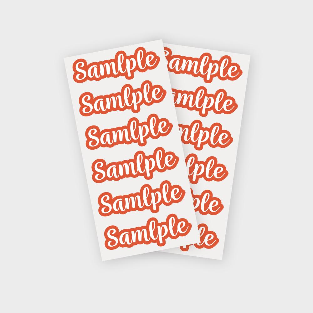 2 Sheets 12Pcs Custom Name Stickers For Kids And Adults Personalized Labels Ideal For School Bottles And Giftseasy To Apply