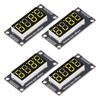 4 Sets Digital Tube Display Module LED 4 Digit 7 Segment 0.36in TM1637 Drive Chip