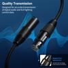 Neewer XLR Stage Light Cable Signal XLR Male to Female Connection for Moving Par and Spotlights with XLR Input 10-Pack 6.5ft/2m Wire, 3-Pin
