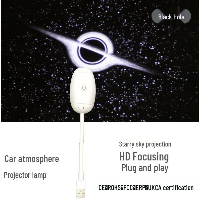 USB Starry Sky Mood Light - Bedroom Ambiance Projector, Sleep Aid, Night Light (2026 New Model)