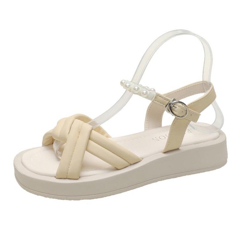 Fashion Summer Women Gladiator Sandals Fashion Platform Cross-toe Sandals Comfortable Muffin Casual Women's Shoes Luxury Sandales Plates