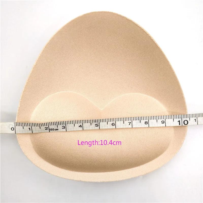 1 Pair/Lot Woman Swimsuit Padded Sponge Foam Push Up Enhancer Chest Cup Breast Bikini Swimwear Inserts Invisible Bra Pad