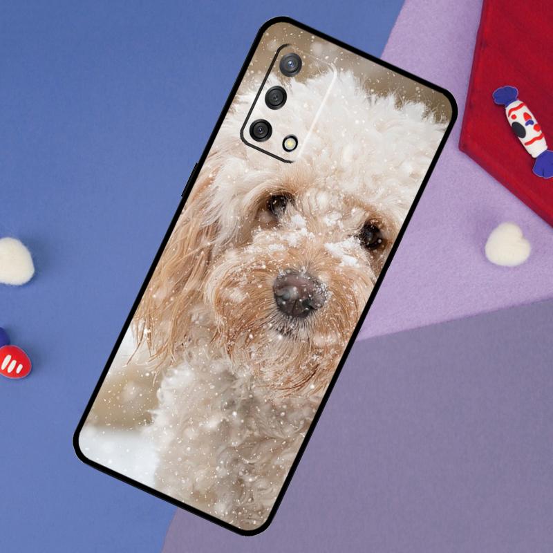 Süße Cockapoo Hund Hülle Für Oppo A17 A60 A40 A80 A16 A76 A96 A98 A58 A78 A18 A38 A57 A74 A54 A94 A15 A5 A6 Pro