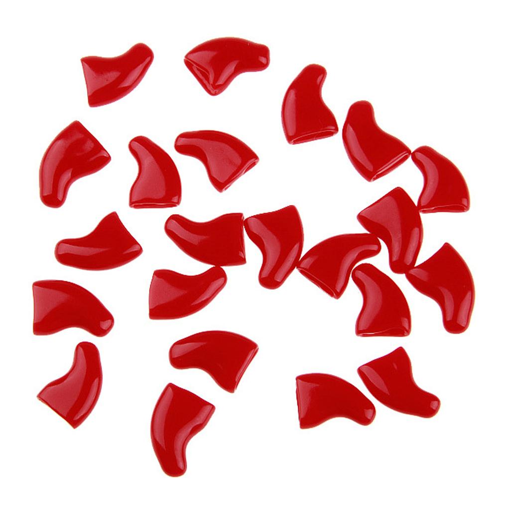 Silikonowe Miękkie Nakładki na Pazury Kota Zwierzak Kot Miękkie Łapki Ochraniacz na Pazury Pokrowiec Z Darmowym Klejem i Aplikatorem dla Kociaka 20 szt./partia