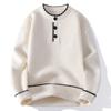 Autumn Winter Fashion Casual Long Sleeve Sweater Men Knit Pullovers O-Neck Youthful Vitality Knitted Sweater Warm Knitwear