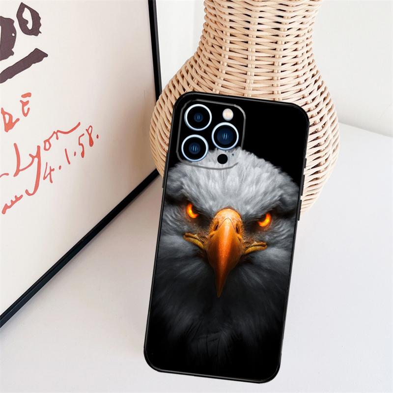 Eagle Hawk Bird Animal Phone Case For iPhone 16 Pro Max 15 14 13 11 12 17 Pro Max mini 15 16 Plus 16e 17 Air Cover