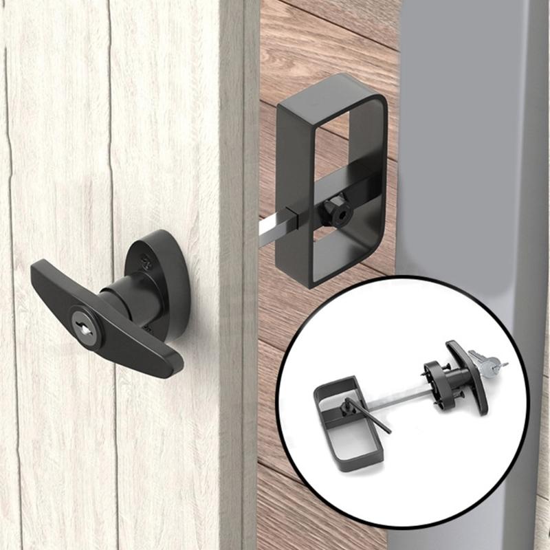 Industrial Door Handle with Key Strong Lock Handle with Key Convenient Lock Handle with Key Add Security Simple Install