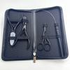 Black Color Hair Extension Tools Kit with Micro Beads Closer Plier Loop Threader Scissors Weaving Needles and Clips