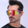 Neue Herren-Sportsonnenbrille Damen-Outdoor-Fahrradsonnenbrille Europäische und amerikanische Fahrrad-Windschutzbrille