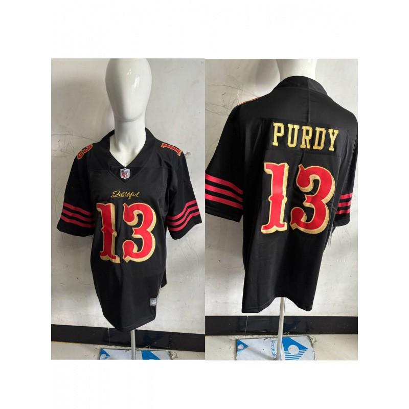 2026 NFL Short Sleeve Jersey San Francisco 49ers Embroidered Football