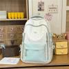 Color Block Women's Backpack Student's Lightweight Commuter Schoolbag