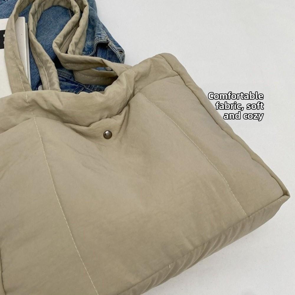 Fashion Puffer Shoulder Bag Large Capacity Women Cloud Tote Bag Lady Laptop Handbags  Daily Commute