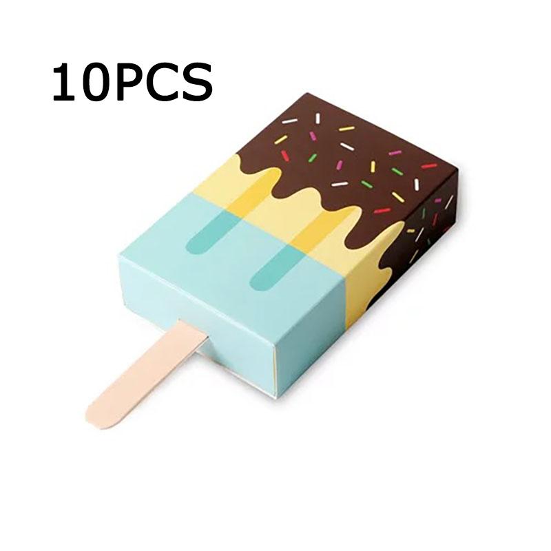 

WTEMPO Творческие складные подарочные коробки своими руками, симпатичные мини-коробки для упаковки ювелирных изделий, свадебные, на день рождения, летние вечеринки, декор, подарочные коробки 10pcs светло-синий