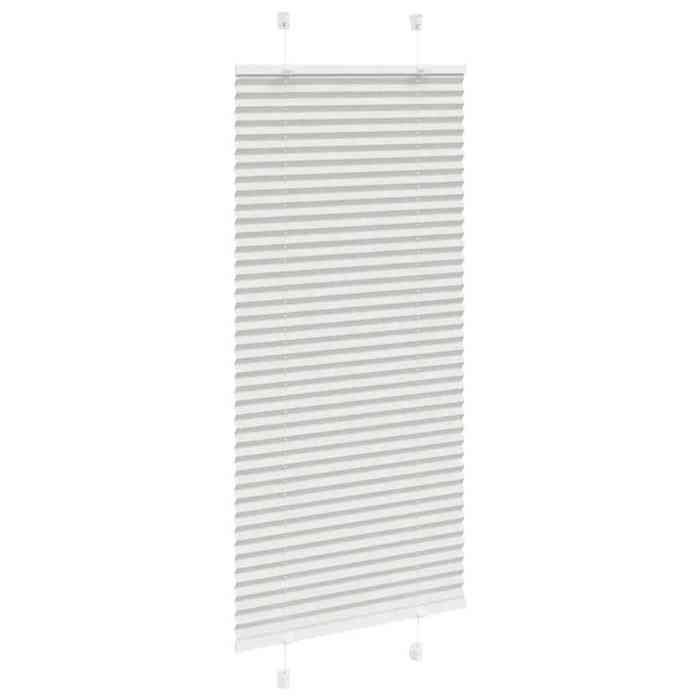VidaXL Store Plissé Light Grey 55x150 Cm Fabric Width 54.4 Cm, Window Pleated Blind, Accordion Blind, Pleated Blind of 4015338
