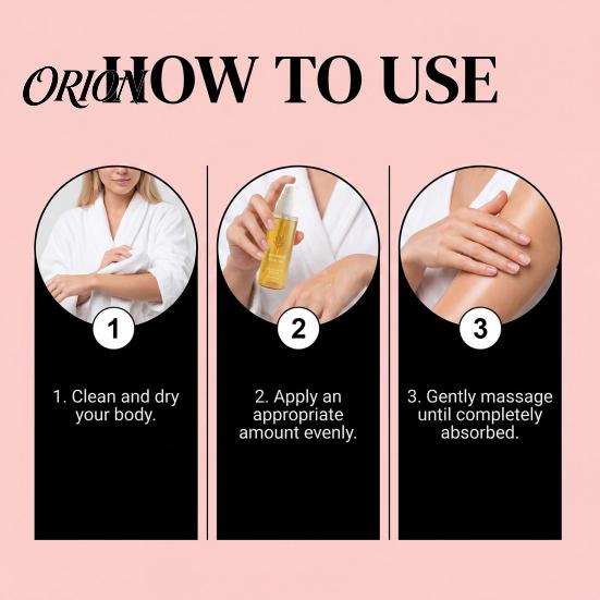 Hydrating Body Oil 100ML Botanical for Women Men, Moisturizing Crepey Skin Care Daily Maintenance Oil, Anti Aging Treatment All Types Deep