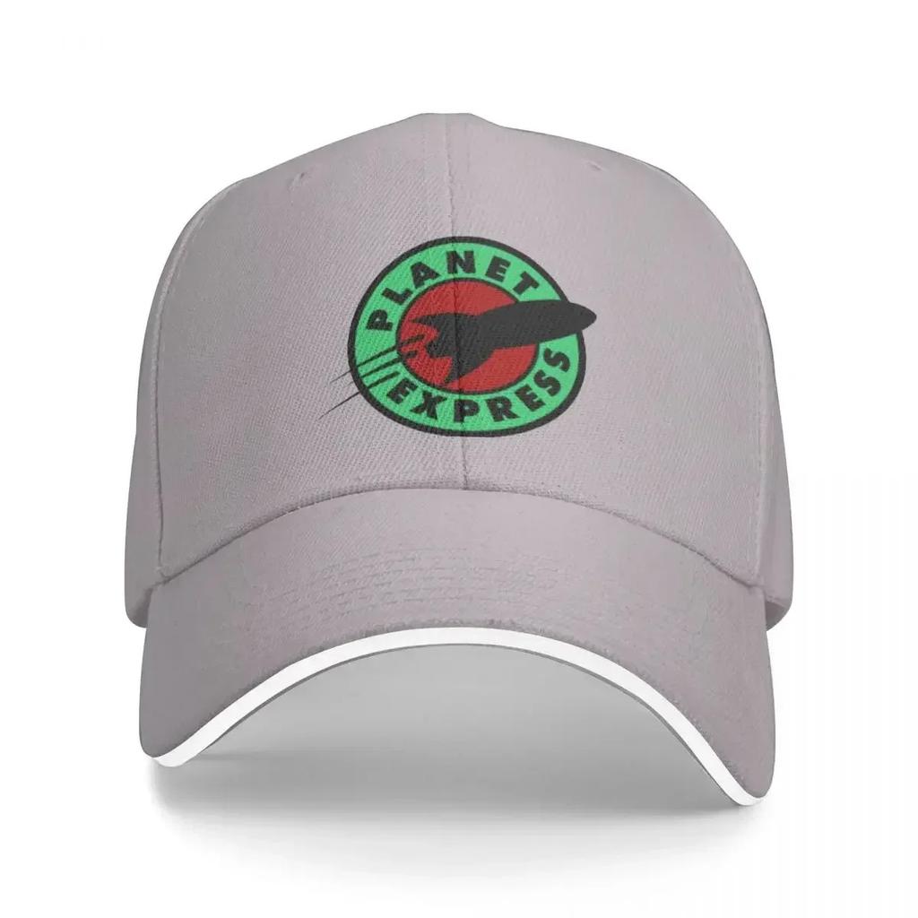 Planet Expressed Logo Print Baseball Cap Y2k Retro Classic Couple Women Trucker Hat Adjustable Custom Kpop Rock Baseball Caps