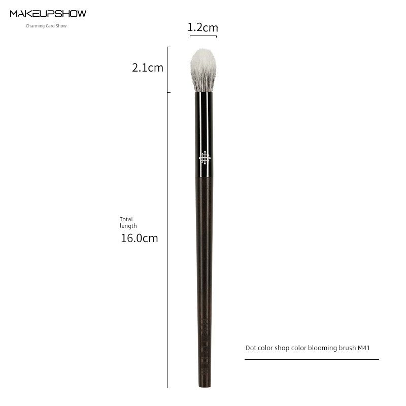 MAKEUPSHOW Makeup Brush M39 Peach Heart Blush Brush One Set Colorful Flame Blooming Highlight Brush Red Brush Wool Pointillist Color Blending Brush M41