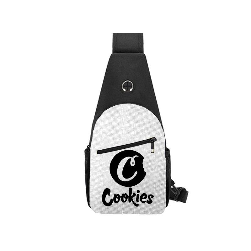 Cook Trend Men'S Breast Bag Fashion Casual Shoulder Bag Multifunctional Waterproof Messenger Bag