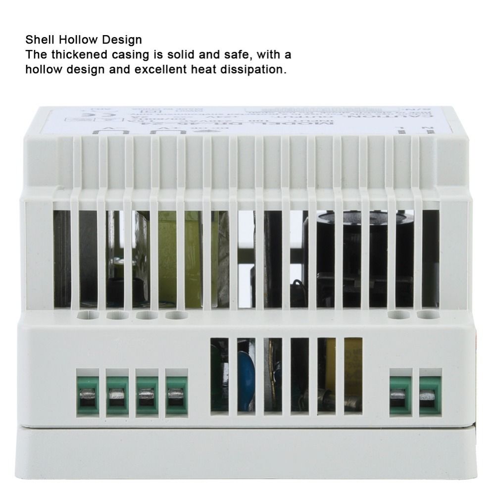 DR-45-24 AC/DC Switching Power Supply 100-240VAC 45W 24V 1.5A Din Rail Power Supply Single Output Efficient AC-DC Converter