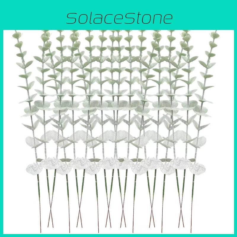 Künstliche Eukalyptus Spp Blätter aus Kunststoffmaterial für Eventdekoration und Feiertagsarrangements