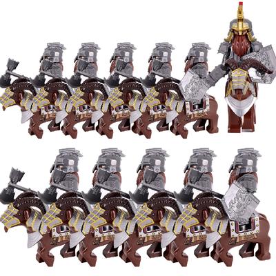 Zwergziege Wildschwein Reittier Mittelalterliche Rittergruppe Herr der Ringe Burg Tiere Figuren Bausteine Ziegel Spielzeug Für Kinder Geschenke