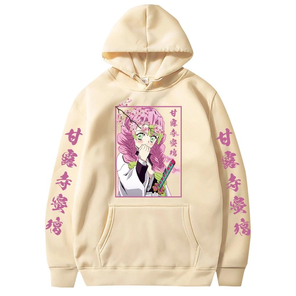

Demon Slayer Kanroji Mitsuri Japan Anime Printed Women Hoodies Plus Size Sweatshirts Harajuku Female Long Sleeve Pullover S