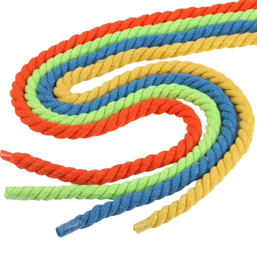 10mm Colored Cotton Rope - 1cm Thick Braided Rope for DIY Crafts, Weaving, Curtain Bundling, and More