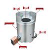 Portable Smokeless Wood-Burning Stove for Outdoor Camping and Rural Home Heating