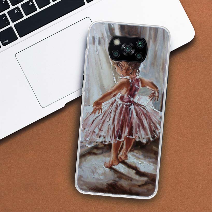 Ballerina Ballett Tanzen Handyhülle Für Xiaomi Mi 11 Lite 11i 12X 12 9 8 11T 10T 9T Pro 10 5X 6X Ultra 5G Hülle Coque Capa