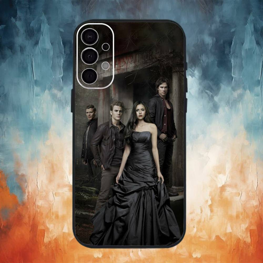 V-Vampire Diaries Phone Case For Samsung S25,S24,S21,S22,S23,S30,Ultra,S20,Plus,Fe,Note,10,9,5G Black Cover