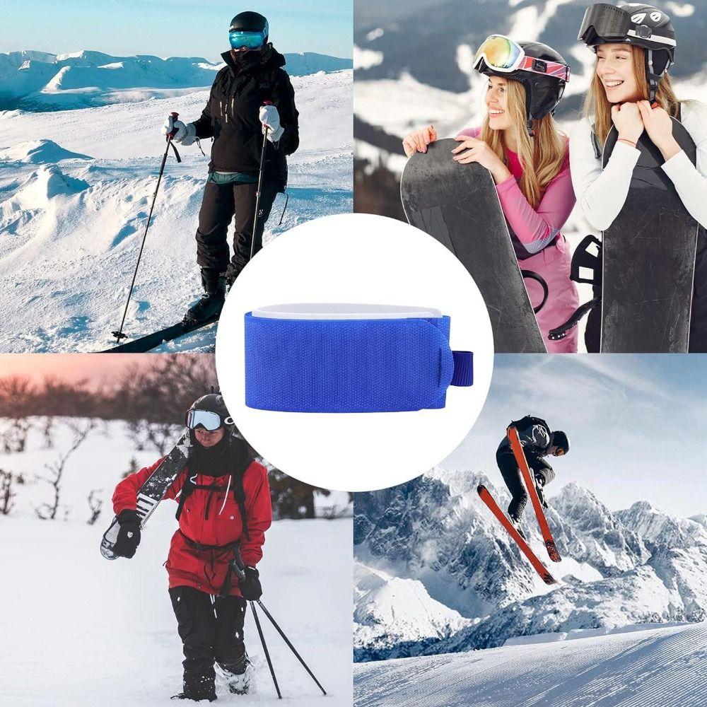 EVA Protective Pads Ski Fastener Straps Snowboard binding Straps  for Winter Sports Accessories