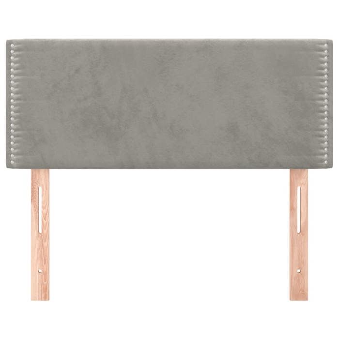 VidaXL Headboard Bedroom Furniture Bed Accessory Single Bed Headboard Interior Light Grey 345918
